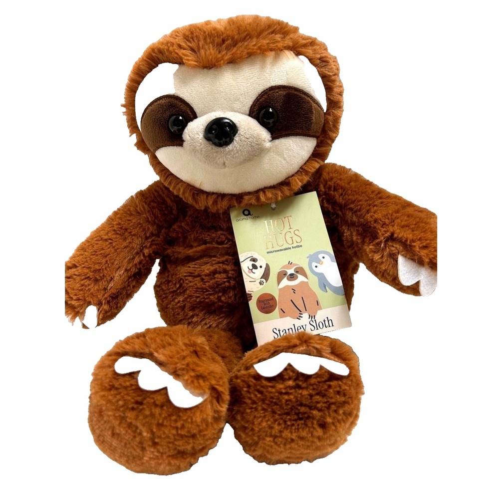 Stanley Sloth heatable hot hugs Microwavable Lavender Scented Plush AH0087SL-J
